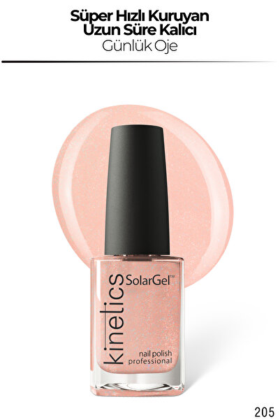 kinetics SolarGel Günlük Oje - Uzun Süre Kalıcı, Yoğun Pigment | #205 FLİRTY ...