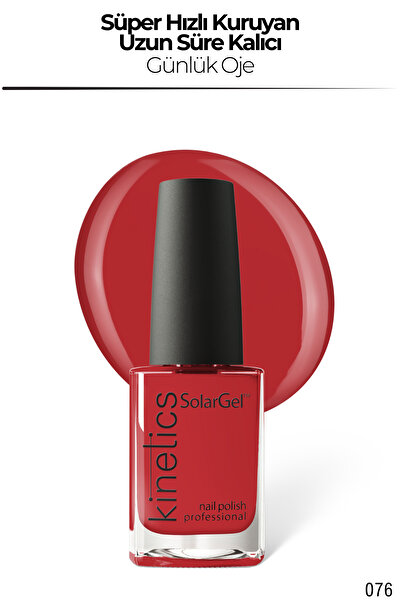 kinetics SolarGel Günlük Oje - Uzun Süre Kalıcı, Yoğun Pigment | #076 BONNİE ...