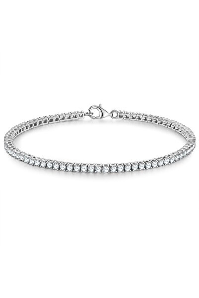 Trilani Silberarmband Armband Sterling Silber Zirkonia weiß
