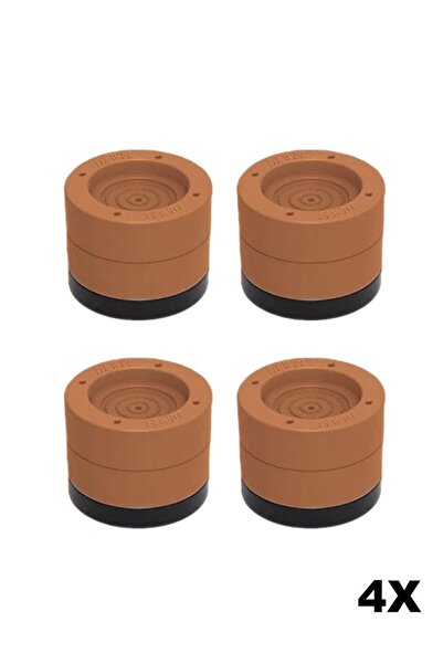 Roborge Suport pentru mobilier și dulap - 6 cm - 4 bucăți - maro