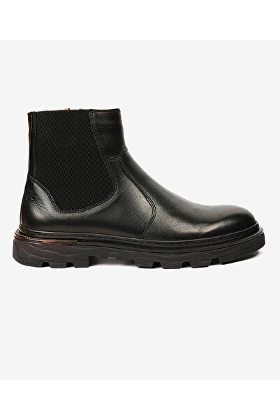 Greyder Erkek Siyah Hakiki Deri Chelsea Bot 4K1UB64616