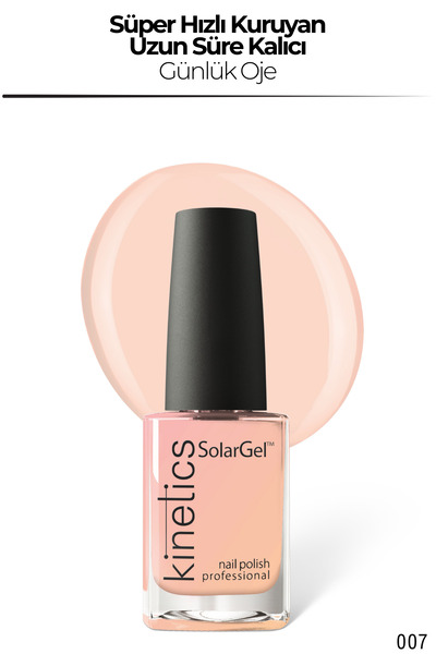 kinetics SolarGel Günlük Oje - Uzun Süre Kalıcı, Yoğun Pigment | #007 SWEET L...