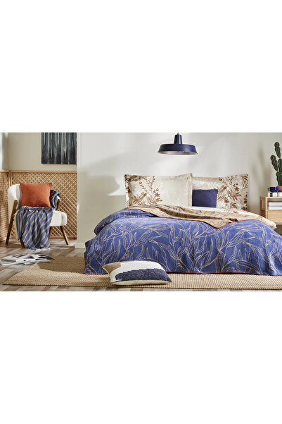 Lova Yatak Audrey Tek Kişilik Battaniye - Lacivert