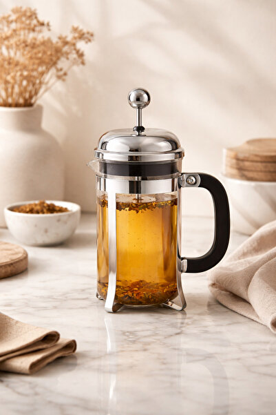 DİVAYS إبريق للشاي والقهوة سعة 350 مل - تصميم فرنسي من الزجاج المقاوم للحرارة...