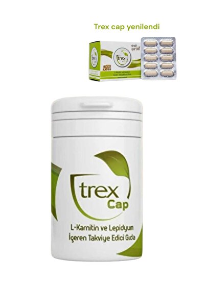 Trexta Trex Tea Cap Kapsül - Detox Kapsül 30 Lu 1 Aylık - Kutusu Değişti