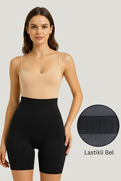 Sensu Firming and Non-Marking Laser Cut Corset Black