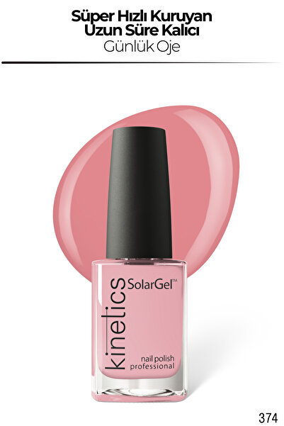 kinetics SolarGel Günlük Oje - Uzun Süre Kalıcı, Yoğun Pigment | #374 WASTED ...