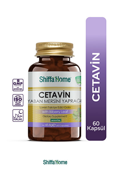 Aksu Vital CETAVİN Yaban Mersini Yaprağı 60 Kapsül
