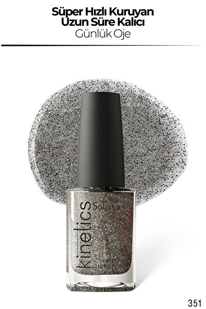 kinetics SolarGel Günlük Oje - Uzun Süre Kalıcı, Yoğun Pigment | #351 RUNNİNG...