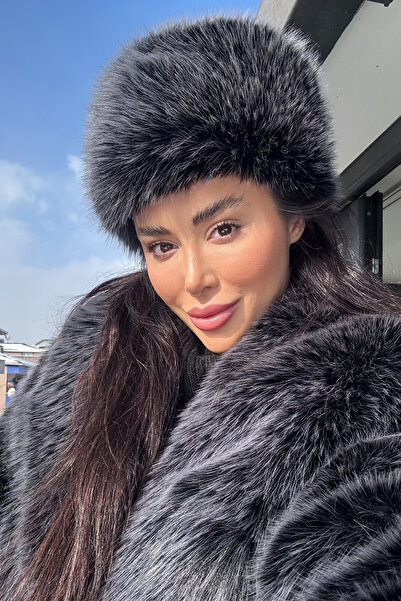 Açelya Okcu Преміум MOB WİFE KALPAK Штучна хутряна жіноча шапка