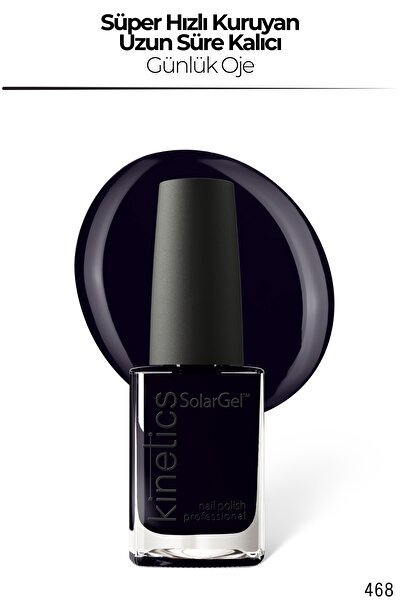 kinetics SolarGel Günlük Oje - Uzun Süre Kalıcı, Yoğun Pigment | #468 NOT TOD...