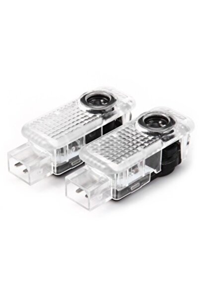 Audi Set de 2 proiectoare logo uși Audi A1, A4, A5, A6, A8, TT, R8, Q5, Q7