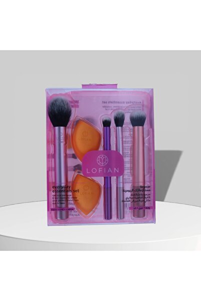 LOFIAN مجموعة فرش مكياج متعددة الاستخدامات من Everyday Essentials، مكونة من 6...