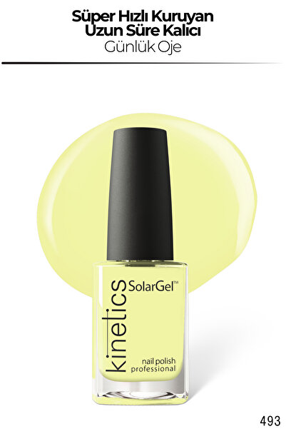 kinetics SolarGel Günlük Oje - Uzun Süre Kalıcı, Yoğun Pigment | #493 FRESH S...