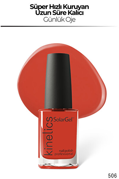 kinetics SolarGel Günlük Oje - Uzun Süre Kalıcı, Yoğun Pigment | #506 CORRELA...