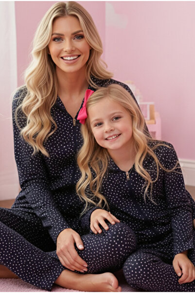 Siyah İnci Памучен гащеризон с качулка и цип от ликра