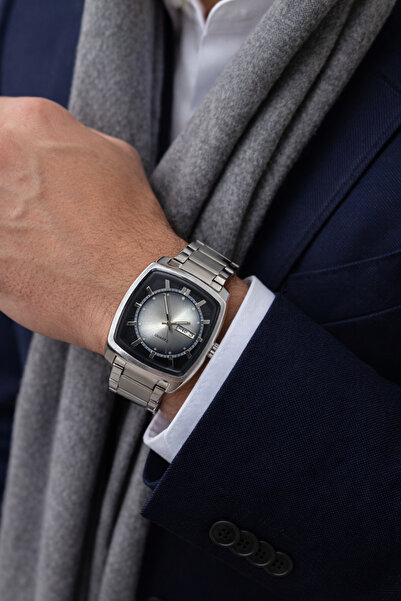 S.POLO MARKA SPOR ERKEK KOL SAATİ GÜMÜŞ RENK +BİLEKLİK