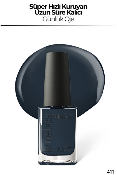 kinetics SolarGel Günlük Oje - Uzun Süre Kalıcı, Yoğun Pigment | #411 FRAGİLE...
