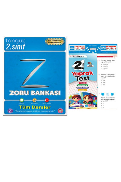 Tonguç Yayınları 2. Sınıf Zoru Bankası Tüm Dersler + Yaprak Test