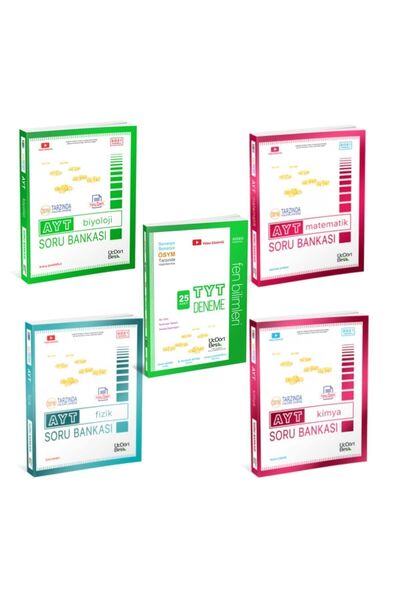 Üç Dört Beş Yayıncılık Üçdörtbeş 345 Ayt Sayısal Seti 2026 Fizik Kimya Matema...