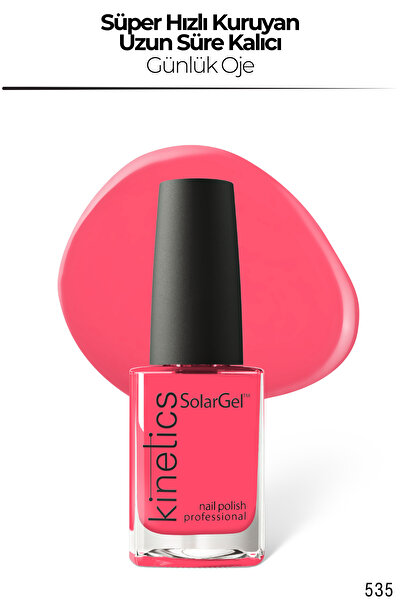 kinetics SolarGel Günlük Oje - Uzun Süre Kalıcı, Yoğun Pigment | #535 HİGHLİG...