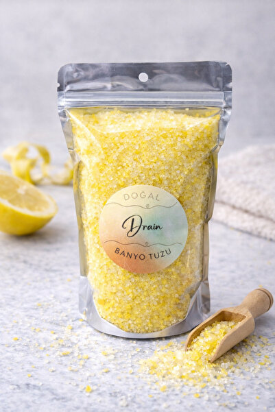 DR.RAİN Doğal Banyo ve Pedikür Tuzu – Spa Ayak Bakım Tuzu, Limon Esanslı Kris...