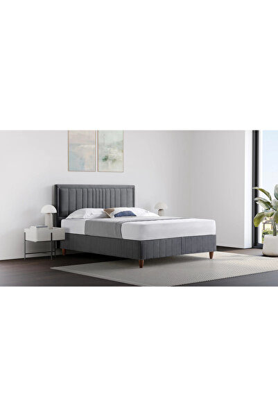 Lova Yatak Eliss Tek Kişilik Antrasit Baza, 100x200 cm