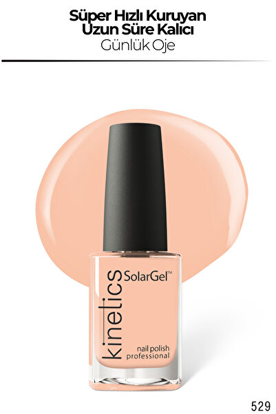 kinetics SolarGel Günlük Oje - Uzun Süre Kalıcı, Yoğun Pigment | #529 VİVACİT...