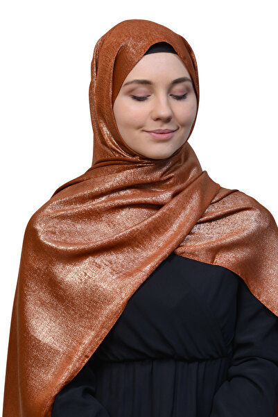 Altobeh Dublă culoare strălucitoare sclipici iluminat prințesă hijab șal gres...