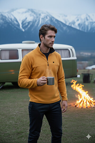 Buratti Slim Fit Anti-Pilling Non-Pilling Bato Collar Cold-Proof Fleece-Lined...