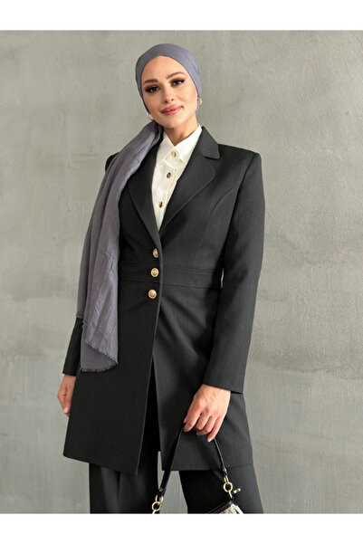 VUNTAL بدلة مزدوجة كلاسيكية حديثة طويلة