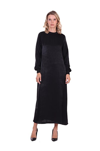 Invee Сатенена рокля SİYAH
