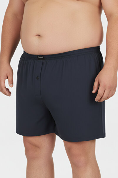 balkonda Men's Shorts Underwear Plus Size 100% Cotton 3-Pack Buttoned Comfort...