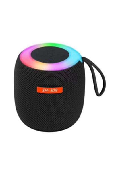 BOXE Mini Boxa SH 309 Bluetooth cu Iluminare RGB si Bas Puternic