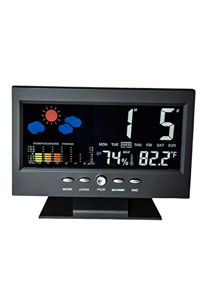 BASHAR Ceas Digital DS-8082T cu Calendar si Termometru