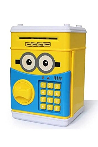 BASHAR Pușculiță interactivă Minion pentru copii, cu funcție de seif ATM și c...
