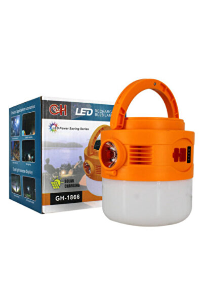 BASHAR Lampa solara suspendata multifunctionala cu indicator de baterie GH1866