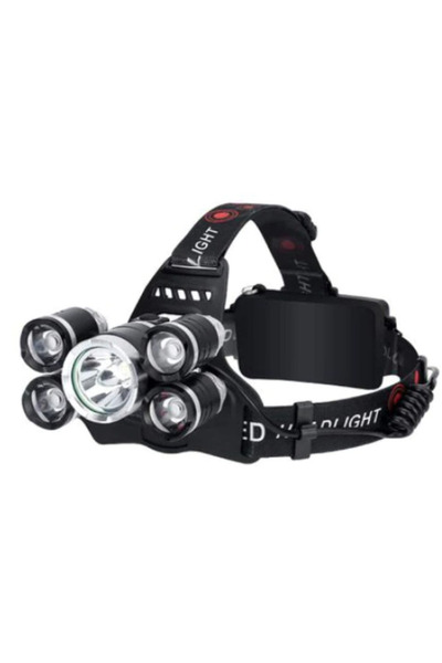 XL Lanterna de Cap cu 5 LED-uri si ZOOM 30W