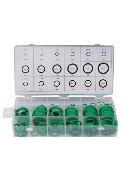 OEM Cutie 270 O-Ringuri verzi din cauciuc Clima AC 18 Dimensiuni OR