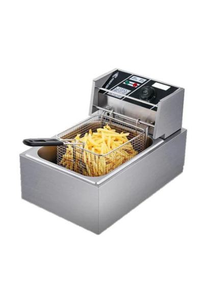 MANDU Electric Fryer Capacity 6 liters Stainless Steel Power 2500W Profession...