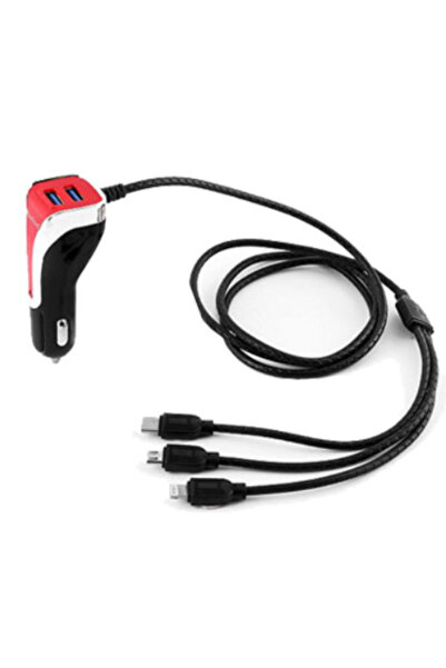 PRİZE Incarcator auto rapid BULUD 3 in 1 2400mAh