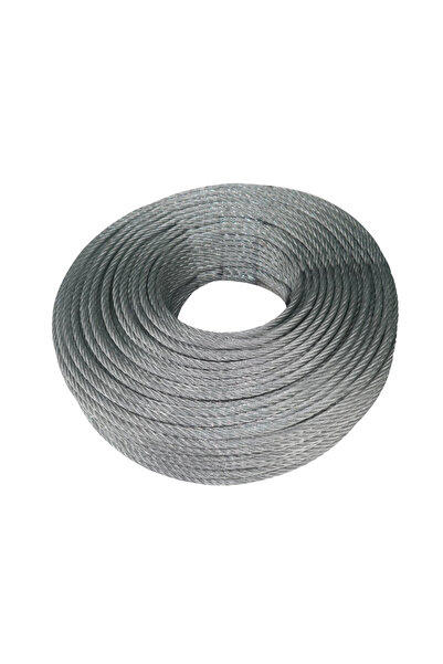 Esculen Cablu de oțel galvanizat 6 mm x 100 m