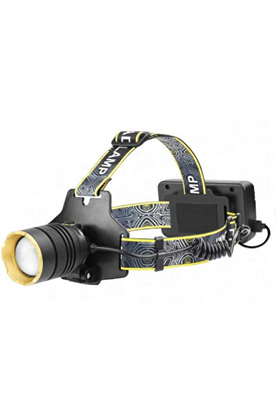 XL BL X4 LED headlamp, removable Li-ion battery with USB charging, LCD displa...
