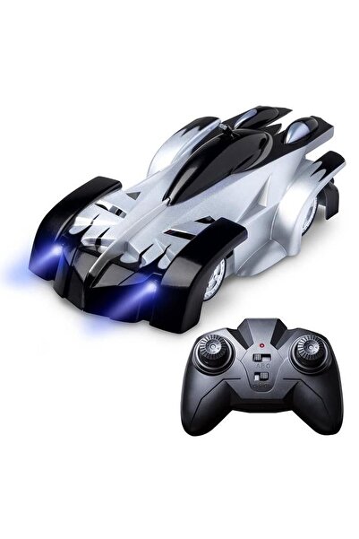 MANDU Mașină antigravitațională NEAGRĂ, cățărătoare pe perete, cu telecomandă