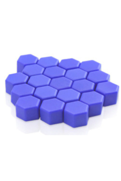 auto Set 20 capace prezoane 17" MOV INCHIS din Silicon pentru jante