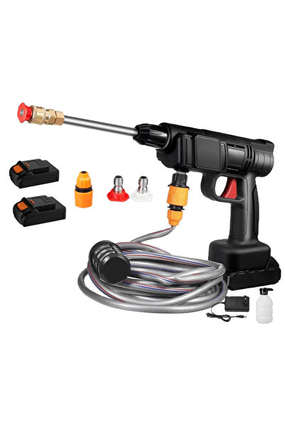 BASE Aparat de Spalare Presiune cu 2 Acumulator 48V de 30 Bari 8L/min