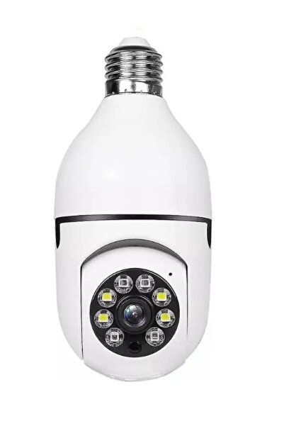 MİKİ Camera supraveghere WiFi 8177HJ tip bec cu soclu E27 vedere nocturna