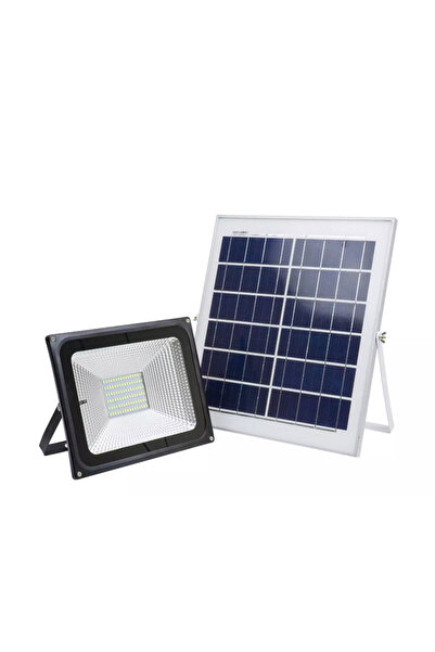 HASSAN Proiector LED 50W lumina rece cu panou solar