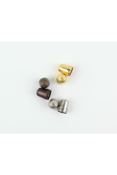 Liva Craft Metal-look thimbles in 4 assorted colors