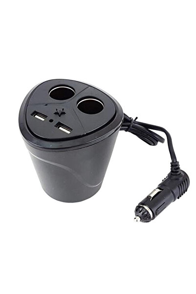 PRİZE Priza Auto 12v Olesson 1670 cu 4 intrari 120 W negru